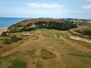 St Enodoc (Church) 9th Aerial Fairway